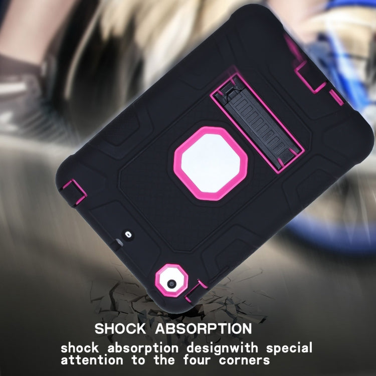 C5 Four Corners Shockproof Silicone + PC Protective Case with Holder For iPad mini 3 / 2 / 1