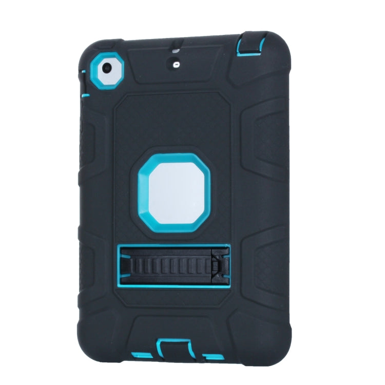 C5 Four Corners Shockproof Silicone + PC Protective Case with Holder For iPad mini 3 / 2 / 1