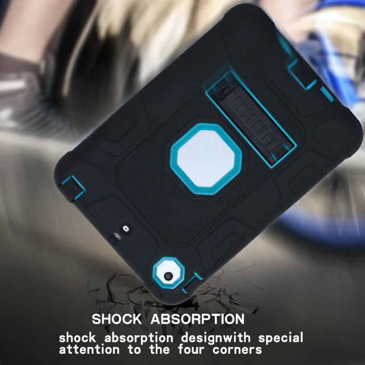 C5 Four Corners Shockproof Silicone + PC Protective Case with Holder For iPad mini 3 / 2 / 1