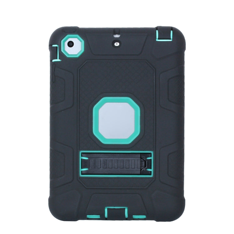 C5 Four Corners Shockproof Silicone + PC Protective Case with Holder For iPad mini 3 / 2 / 1