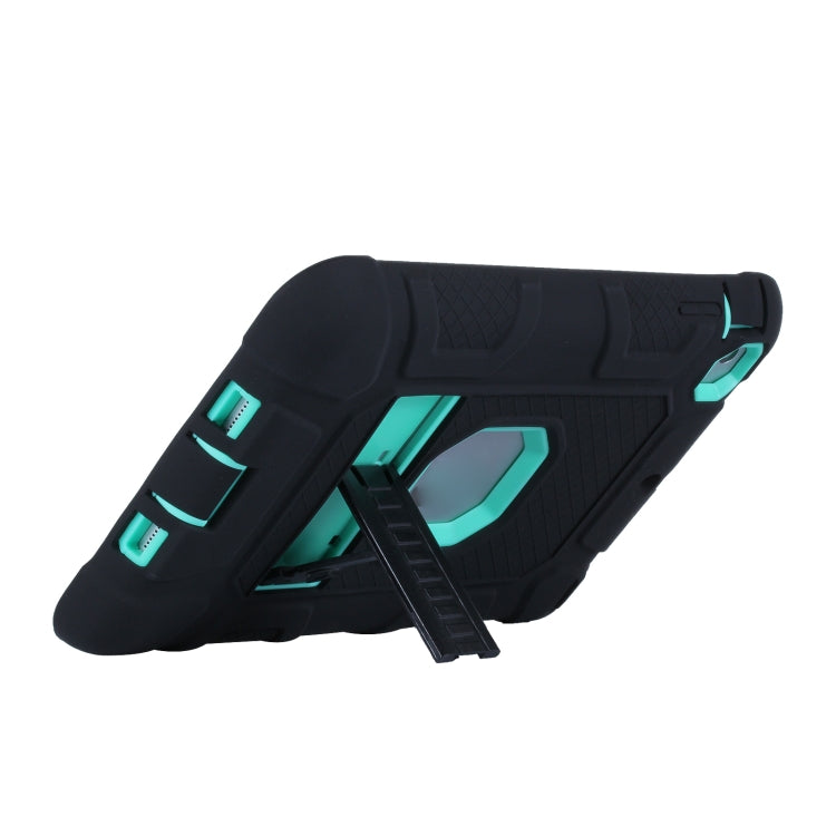 C5 Four Corners Shockproof Silicone + PC Protective Case with Holder For iPad mini 3 / 2 / 1