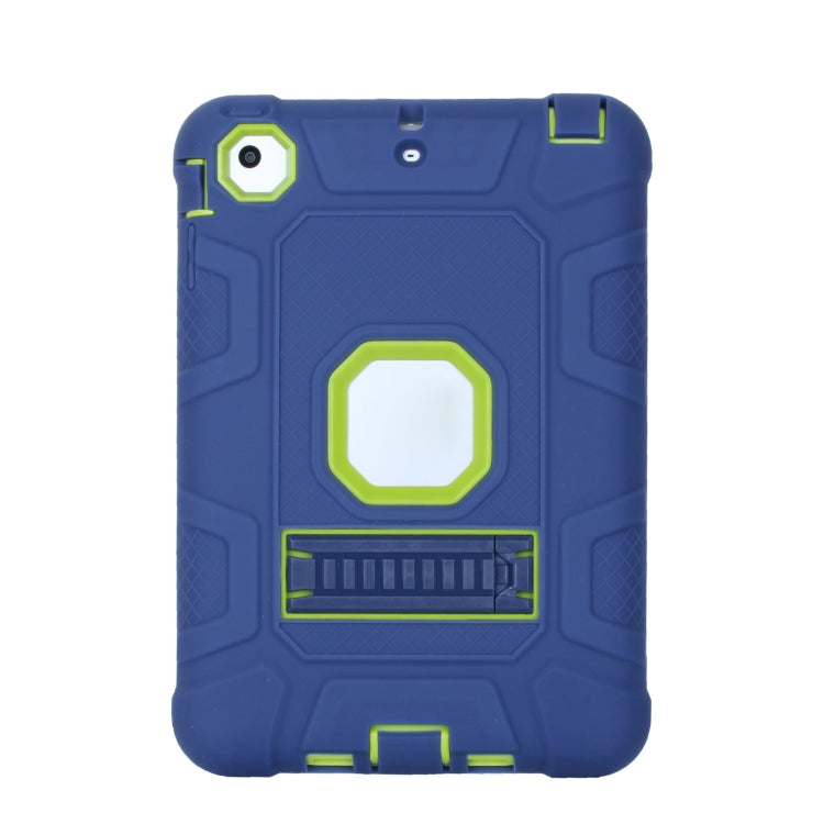 C5 Four Corners Shockproof Silicone + PC Protective Case with Holder For iPad mini 3 / 2 / 1
