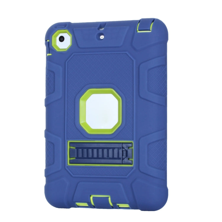 C5 Four Corners Shockproof Silicone + PC Protective Case with Holder For iPad mini 3 / 2 / 1