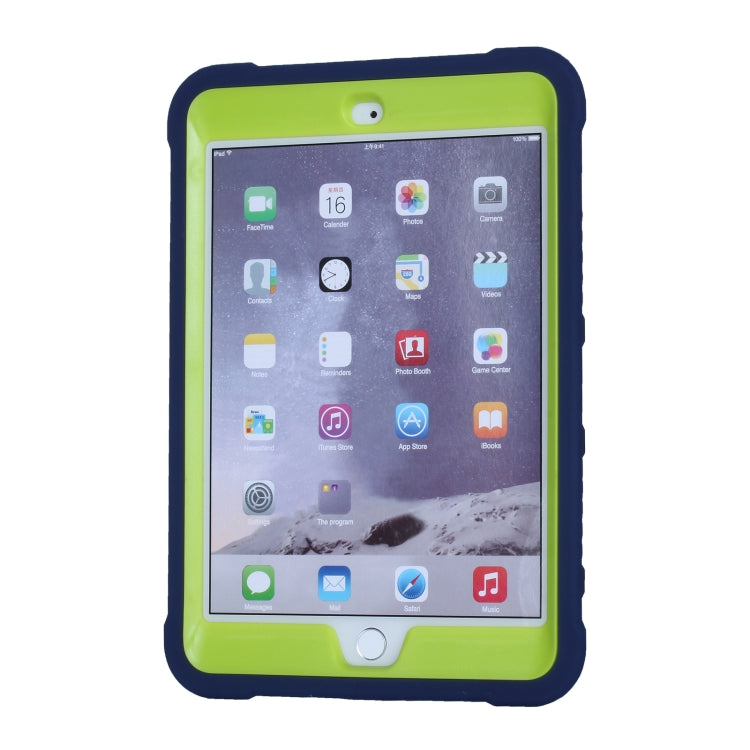 C5 Four Corners Shockproof Silicone + PC Protective Case with Holder For iPad mini 3 / 2 / 1