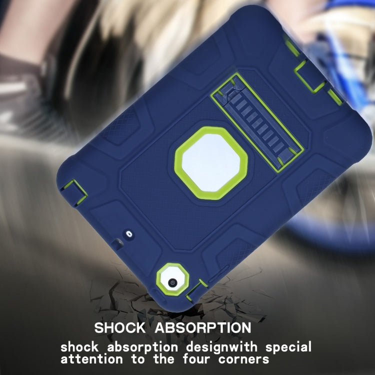 C5 Four Corners Shockproof Silicone + PC Protective Case with Holder For iPad mini 3 / 2 / 1