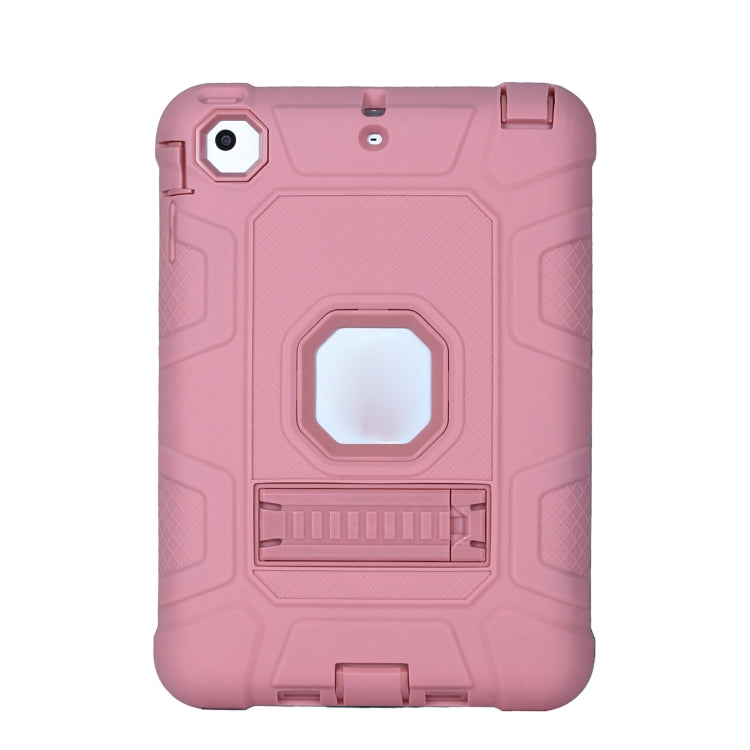 C5 Four Corners Shockproof Silicone + PC Protective Case with Holder For iPad mini 3 / 2 / 1