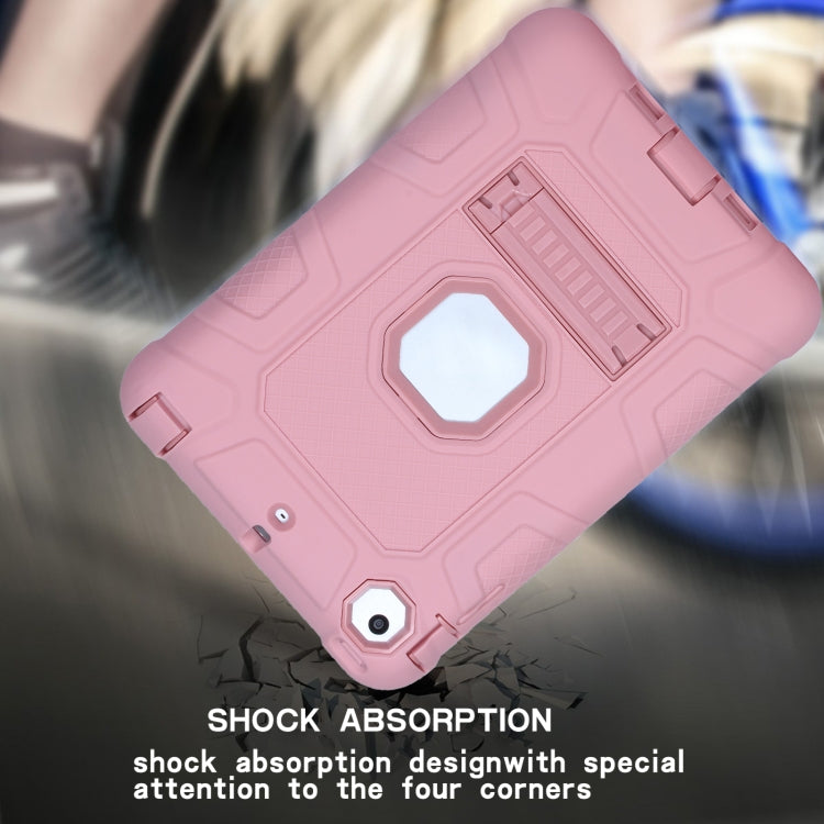 C5 Four Corners Shockproof Silicone + PC Protective Case with Holder For iPad mini 3 / 2 / 1