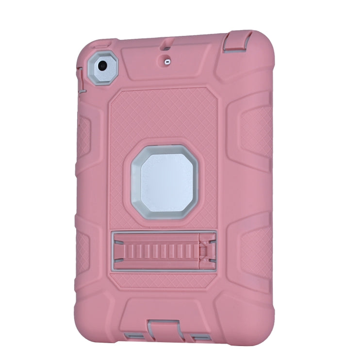 C5 Four Corners Shockproof Silicone + PC Protective Case with Holder For iPad mini 3 / 2 / 1