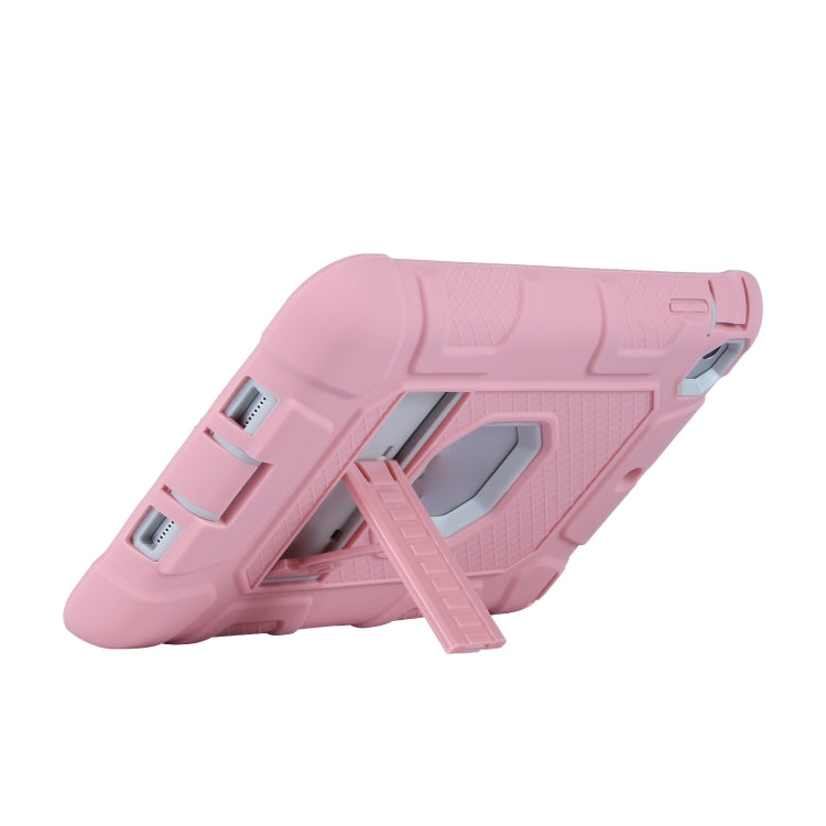 C5 Four Corners Shockproof Silicone + PC Protective Case with Holder For iPad mini 3 / 2 / 1