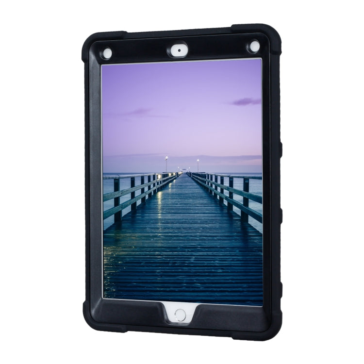 C5 Four Corners Shockproof Silicone + PC Protective Case with Holder For iPad Pro 9.7