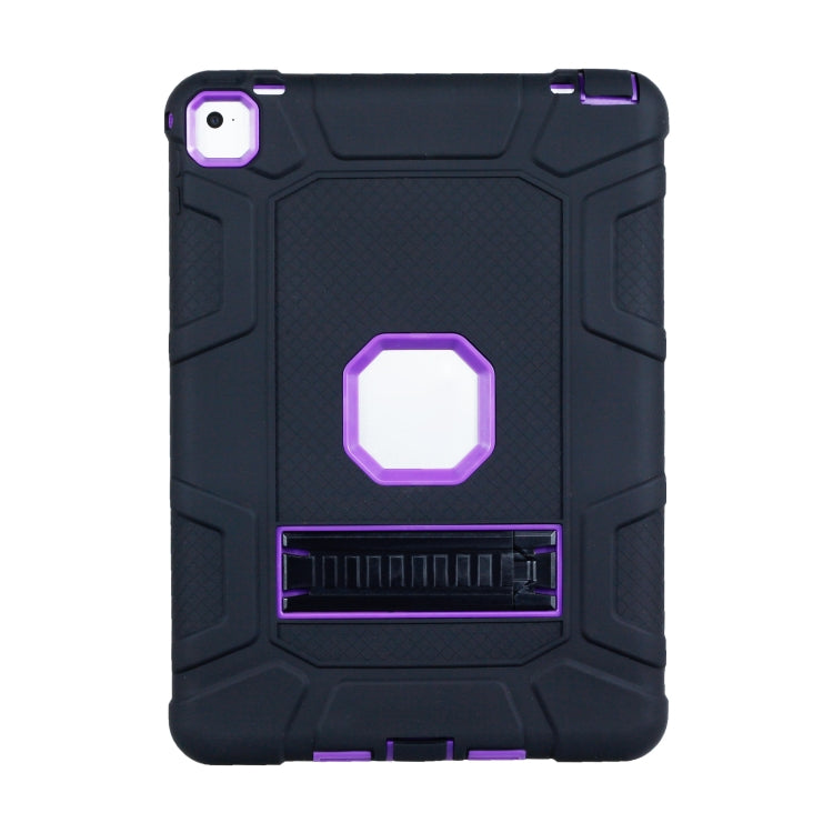 C5 Four Corners Shockproof Silicone + PC Protective Case with Holder For iPad Pro 9.7