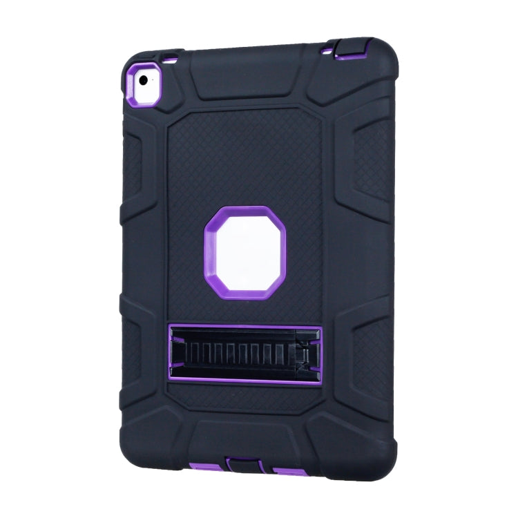 C5 Four Corners Shockproof Silicone + PC Protective Case with Holder For iPad Pro 9.7