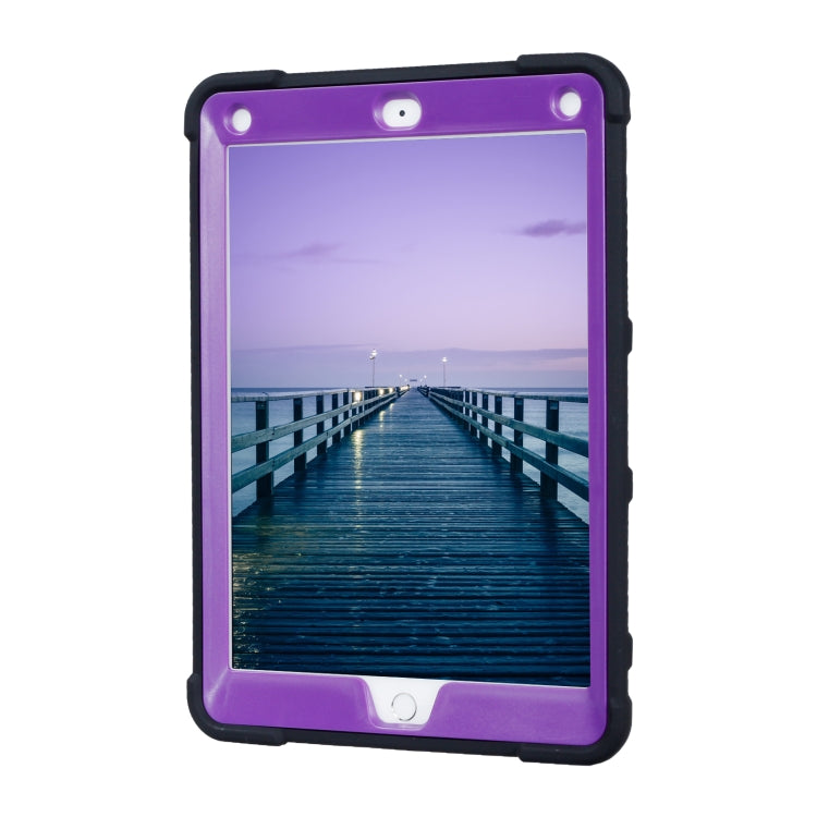 C5 Four Corners Shockproof Silicone + PC Protective Case with Holder For iPad Pro 9.7