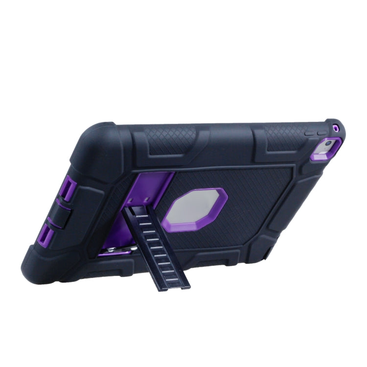 C5 Four Corners Shockproof Silicone + PC Protective Case with Holder For iPad Pro 9.7