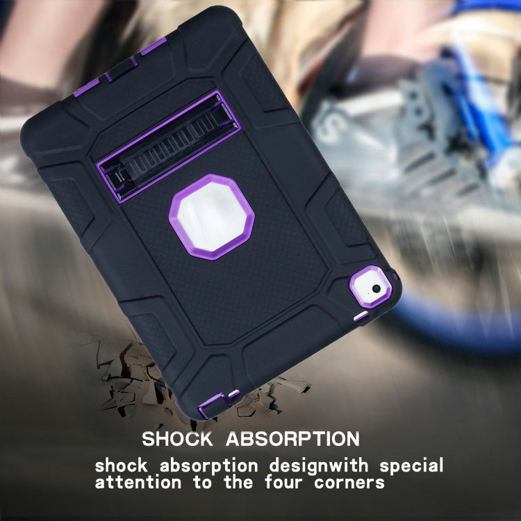 C5 Four Corners Shockproof Silicone + PC Protective Case with Holder For iPad Pro 9.7