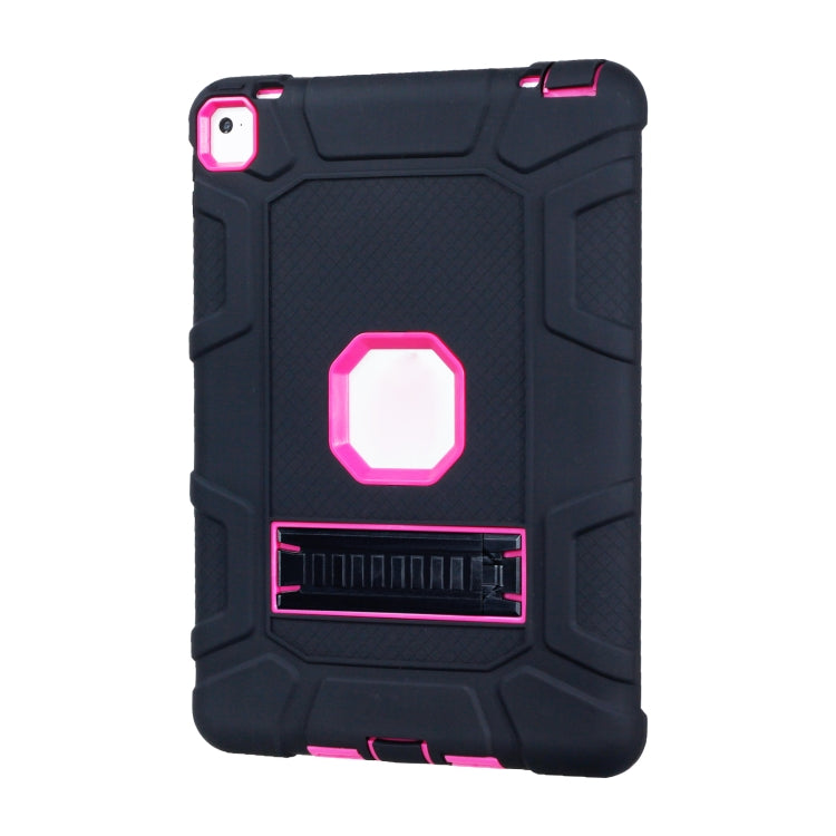 C5 Four Corners Shockproof Silicone + PC Protective Case with Holder For iPad Pro 9.7
