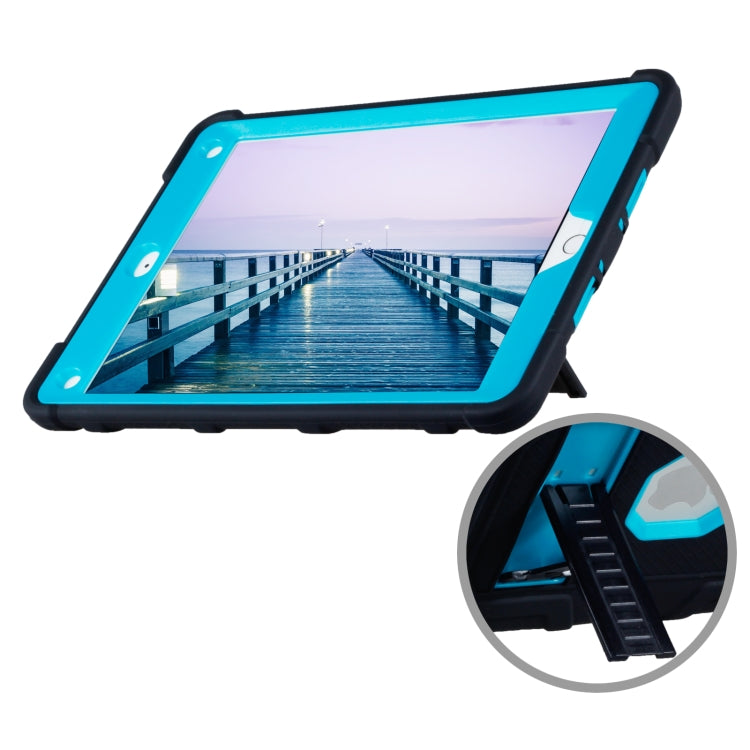 C5 Four Corners Shockproof Silicone + PC Protective Case with Holder For iPad Pro 9.7