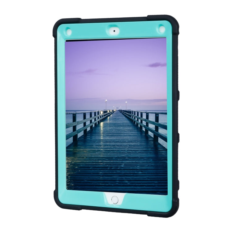 C5 Four Corners Shockproof Silicone + PC Protective Case with Holder For iPad Pro 9.7