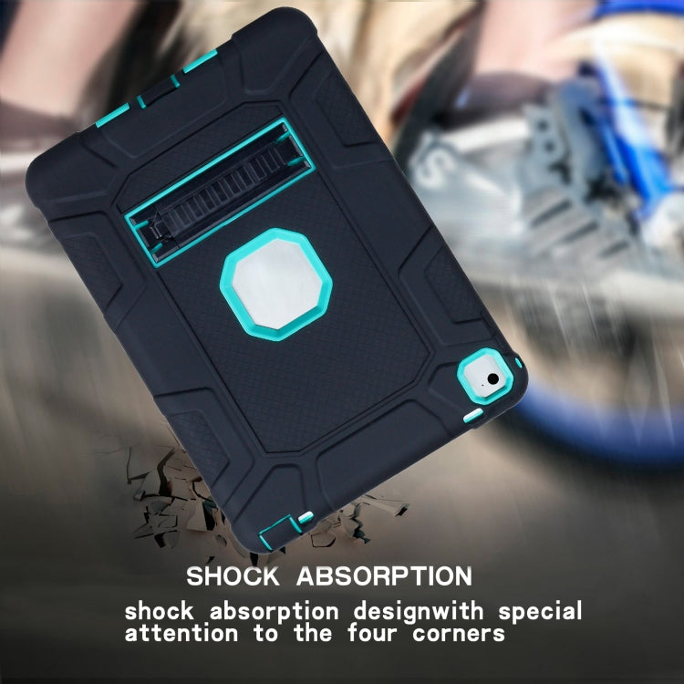 C5 Four Corners Shockproof Silicone + PC Protective Case with Holder For iPad Pro 9.7