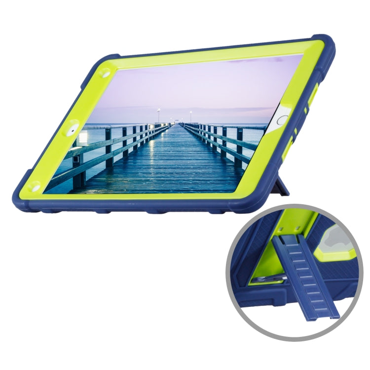 C5 Four Corners Shockproof Silicone + PC Protective Case with Holder For iPad Pro 9.7
