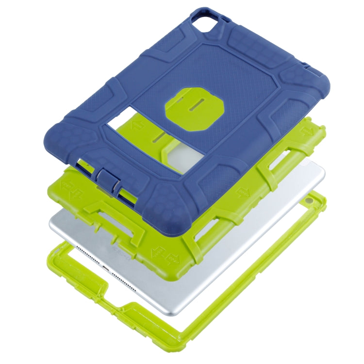 C5 Four Corners Shockproof Silicone + PC Protective Case with Holder For iPad Pro 9.7