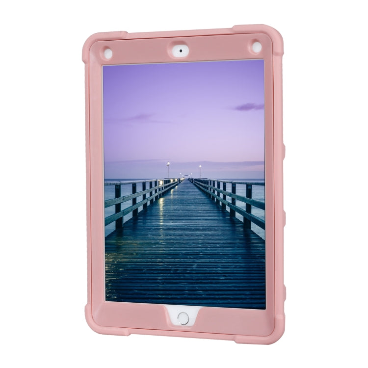 C5 Four Corners Shockproof Silicone + PC Protective Case with Holder For iPad Pro 9.7