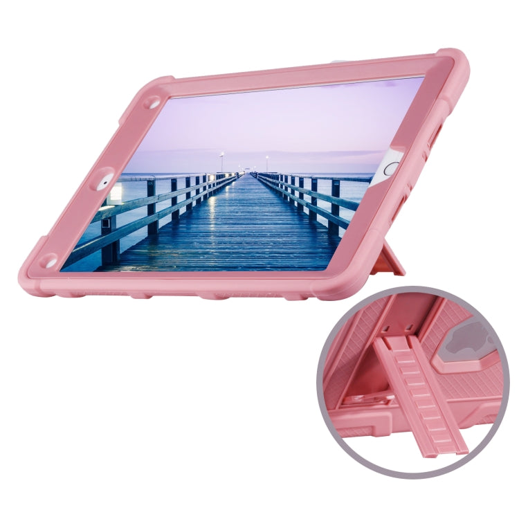 C5 Four Corners Shockproof Silicone + PC Protective Case with Holder For iPad Pro 9.7