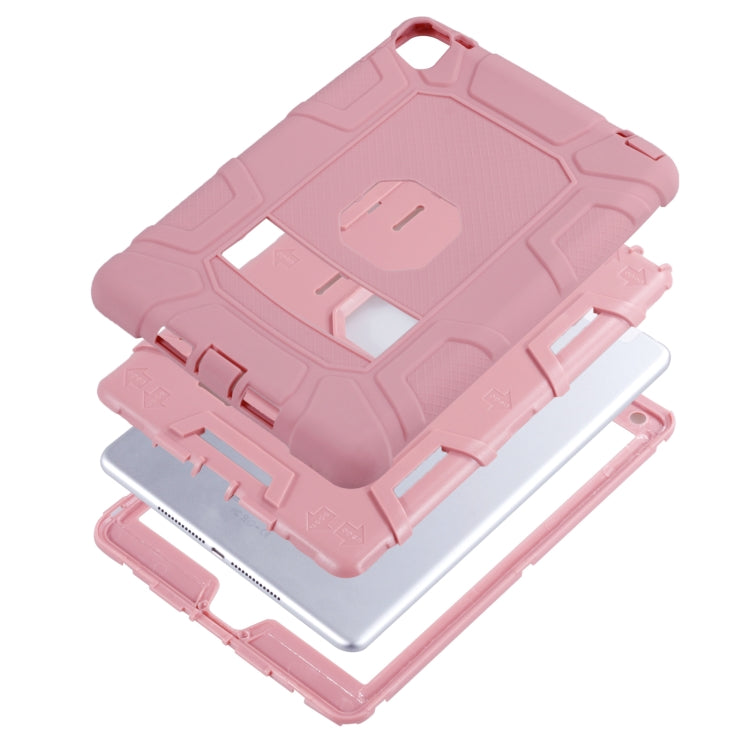 C5 Four Corners Shockproof Silicone + PC Protective Case with Holder For iPad Pro 9.7