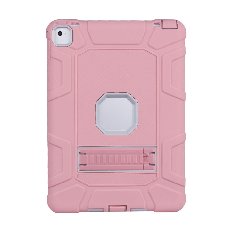 C5 Four Corners Shockproof Silicone + PC Protective Case with Holder For iPad Pro 9.7
