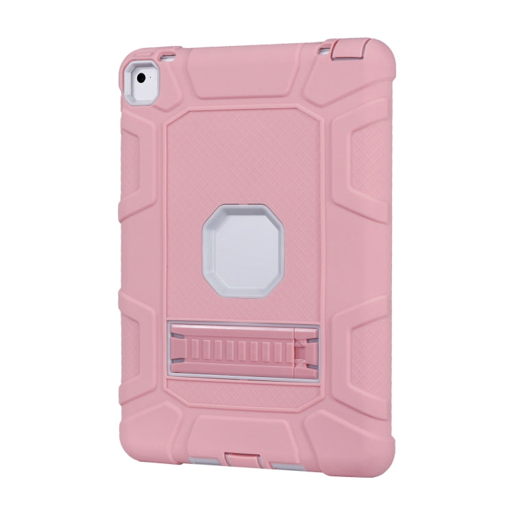 C5 Four Corners Shockproof Silicone + PC Protective Case with Holder For iPad Pro 9.7