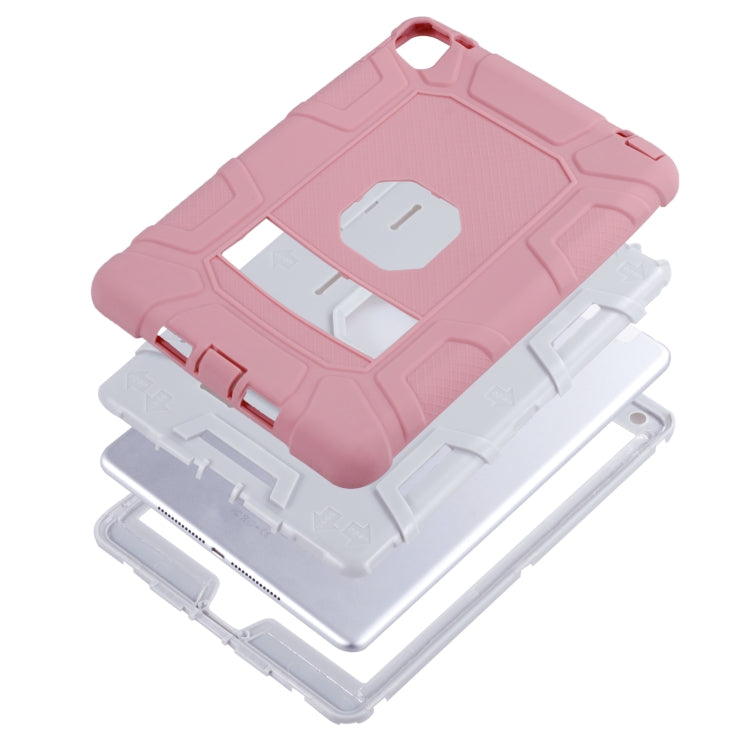 C5 Four Corners Shockproof Silicone + PC Protective Case with Holder For iPad Pro 9.7