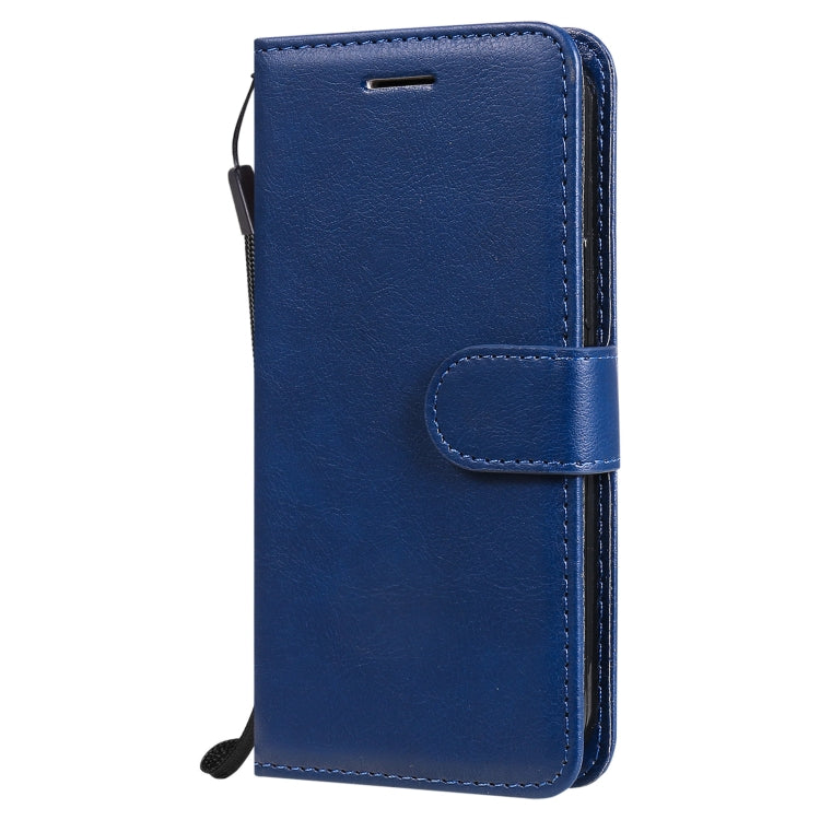For iPhone 13 mini Pure Color Horizontal Flip Leather Case with Holder & Card Slots & Wallet & Lanyard