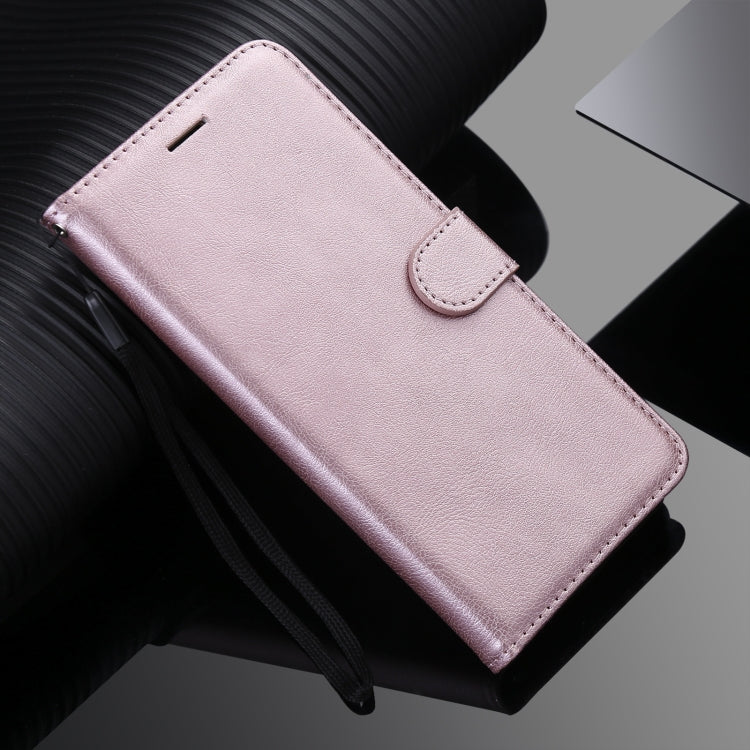 For iPhone 13 Pure Color Horizontal Flip Leather Case with Holder & Card Slots & Wallet & Lanyard