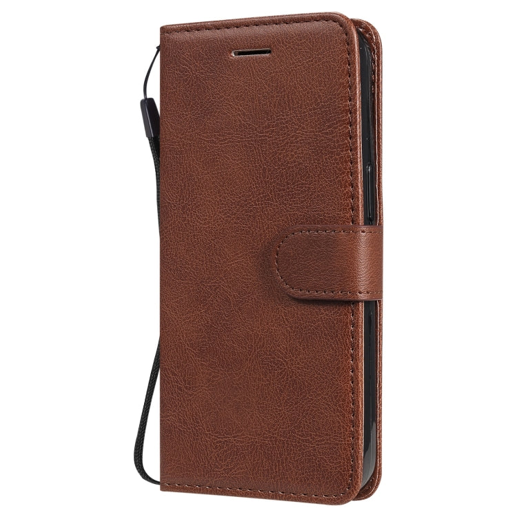 For iPhone 13 Pro Pure Color Horizontal Flip Leather Case with Holder & Card Slots & Wallet & Lanyard