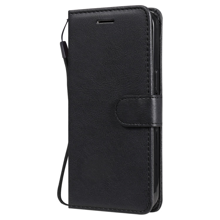 For iPhone 13 Pro Pure Color Horizontal Flip Leather Case with Holder & Card Slots & Wallet & Lanyard