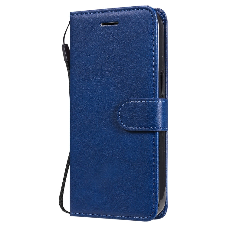 For iPhone 13 Pro Pure Color Horizontal Flip Leather Case with Holder & Card Slots & Wallet & Lanyard