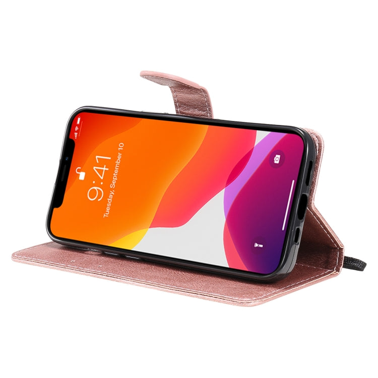 For iPhone 13 Pro Pure Color Horizontal Flip Leather Case with Holder & Card Slots & Wallet & Lanyard