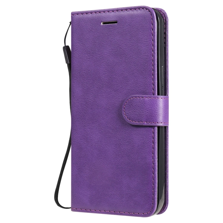 For iPhone 13 Pro Max Pure Color Horizontal Flip Leather Case with Holder & Card Slots & Wallet & Lanyard