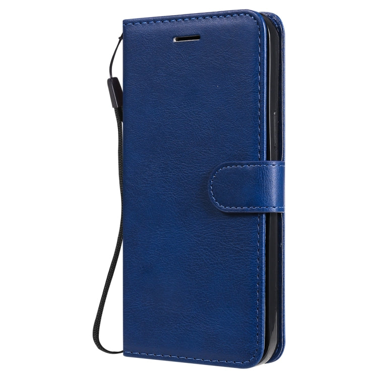 For iPhone 13 Pro Max Pure Color Horizontal Flip Leather Case with Holder & Card Slots & Wallet & Lanyard