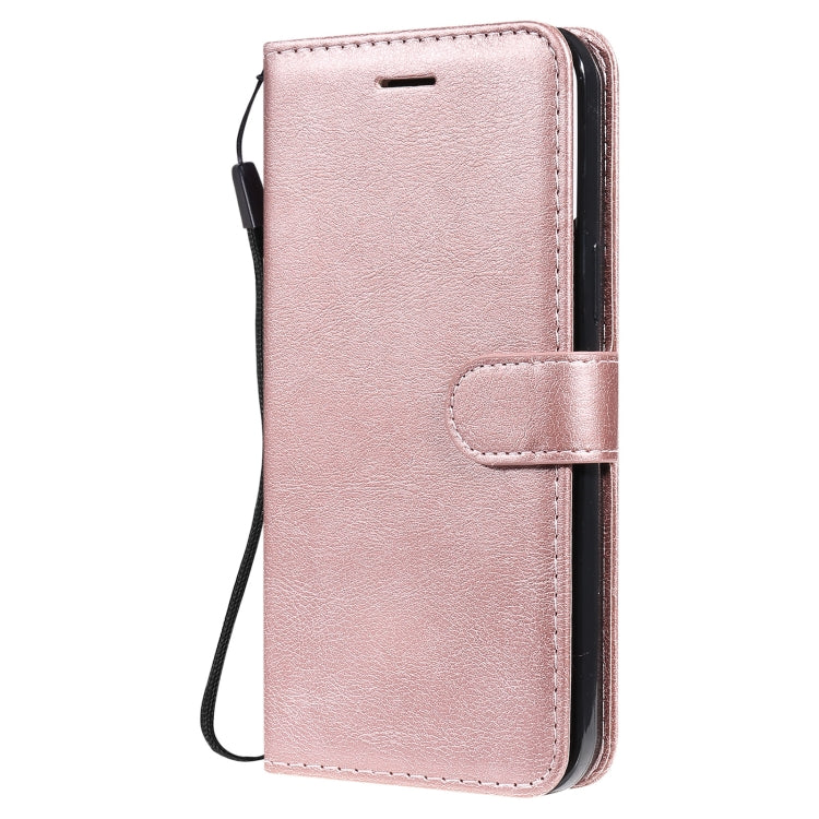 For iPhone 13 Pro Max Pure Color Horizontal Flip Leather Case with Holder & Card Slots & Wallet & Lanyard