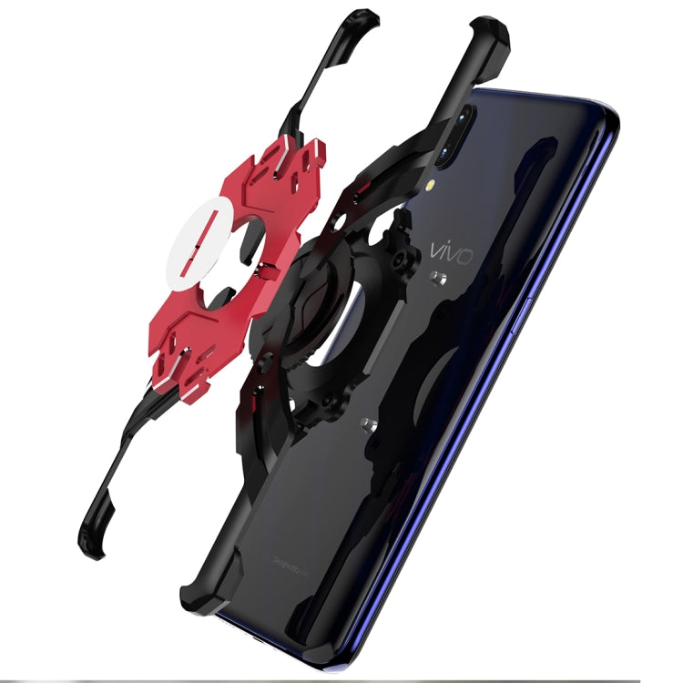 For Vivo X23 Hero Series Anti-fall Wear-resistant Metal Protective Case with Bracket