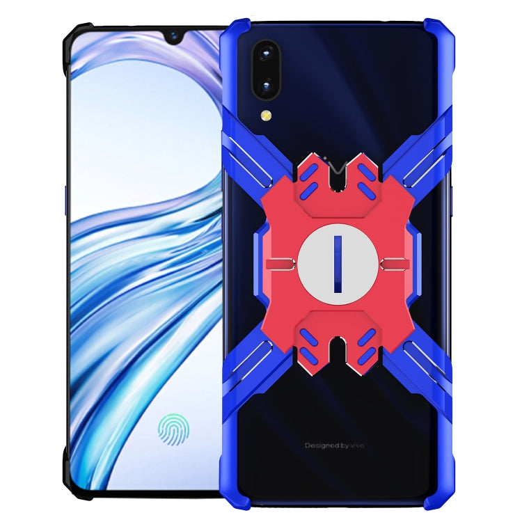 For Vivo X23 Hero Series Anti-fall Wear-resistant Metal Protective Case with Bracket