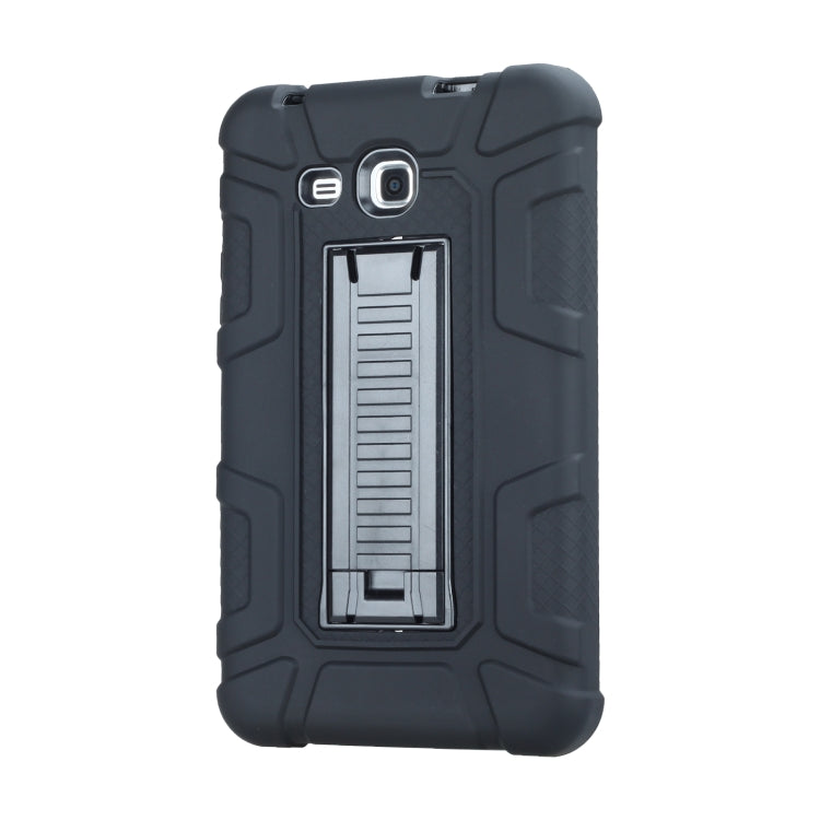 For Samsung Galaxy Tab A 7.0 T280 C5 Four Corners Shockproof Silicone + PC Protective Case with Holder