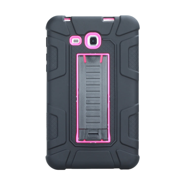 For Samsung Galaxy Tab A 7.0 T280 C5 Four Corners Shockproof Silicone + PC Protective Case with Holder