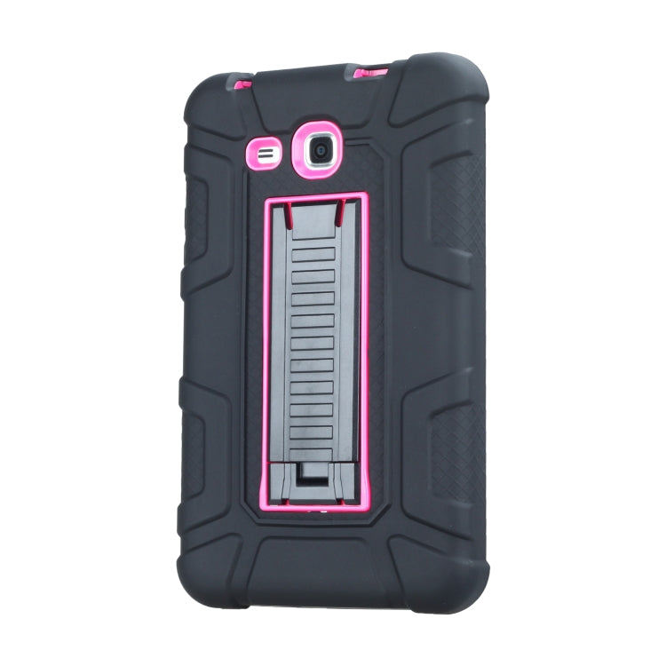 For Samsung Galaxy Tab A 7.0 T280 C5 Four Corners Shockproof Silicone + PC Protective Case with Holder