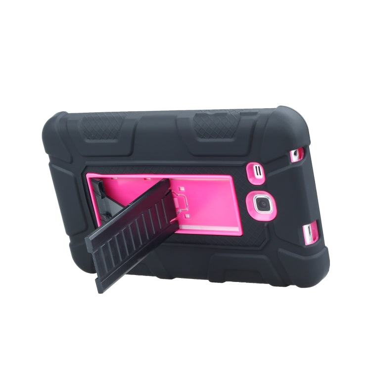For Samsung Galaxy Tab A 7.0 T280 C5 Four Corners Shockproof Silicone + PC Protective Case with Holder