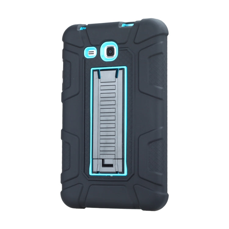 For Samsung Galaxy Tab A 7.0 T280 C5 Four Corners Shockproof Silicone + PC Protective Case with Holder
