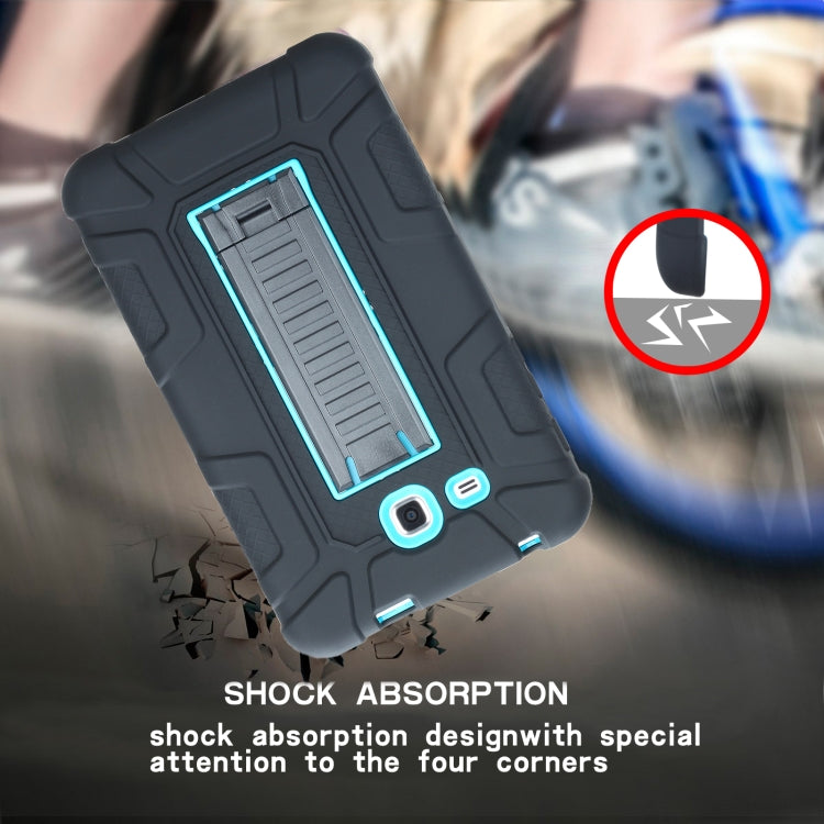 For Samsung Galaxy Tab A 7.0 T280 C5 Four Corners Shockproof Silicone + PC Protective Case with Holder