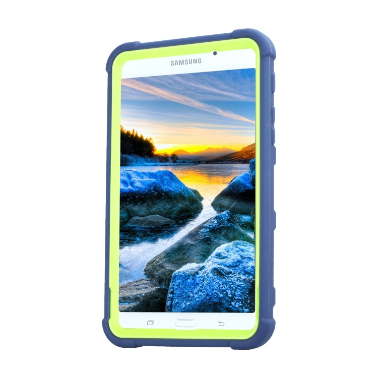 For Samsung Galaxy Tab A 7.0 T280 C5 Four Corners Shockproof Silicone + PC Protective Case with Holder