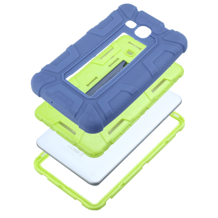 For Samsung Galaxy Tab A 7.0 T280 C5 Four Corners Shockproof Silicone + PC Protective Case with Holder